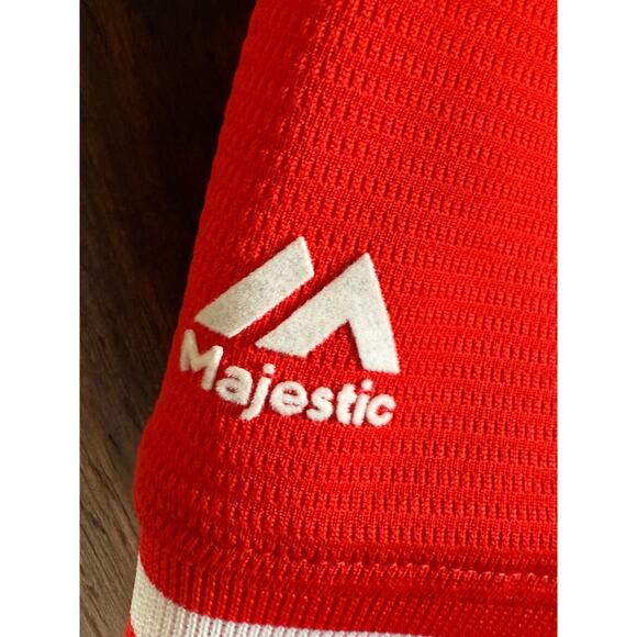 Texas Rangers MLB Majestic Coolbase Players Weekend Stitch Jersey Mens Large EUC - Picture 8 of 10